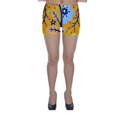 Floral Pattern Beautiful Aesthetic Skinny Shorts