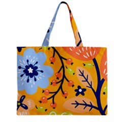 Floral Pattern Beautiful Aesthetic Zipper Mini Tote Bag