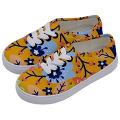 Floral Pattern Beautiful Aesthetic Kids  Classic Low Top Sneakers