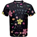 Foliage Pattern Beautiful Aesthetic Secret Garden Men s Cotton T-Shirt View1