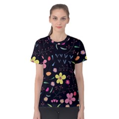 Foliage Pattern Beautiful Aesthetic Secret Garden Women s Cotton T-shirt