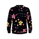 Foliage Pattern Beautiful Aesthetic Secret Garden Kids  Sweatshirt View2