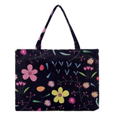 Foliage Pattern Beautiful Aesthetic Secret Garden Medium Tote Bag