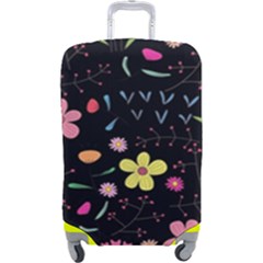 Foliage Pattern Beautiful Aesthetic Secret Garden Luggage Cover (large) by Paksenen