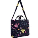 Foliage Pattern Beautiful Aesthetic Secret Garden Square Shoulder Tote Bag View2