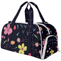 Foliage Pattern Beautiful Aesthetic Secret Garden Burner Gym Duffel Bag