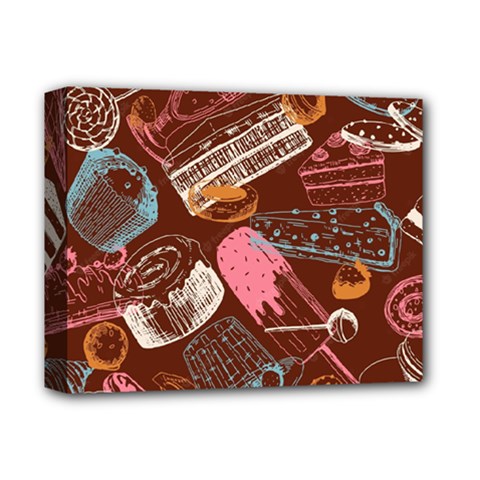 Sweet Food Seamless Pattern Deluxe Canvas 14  X 11  (stretched)