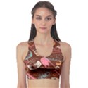 Sweet Food Seamless Pattern Fitness Sports Bra View1