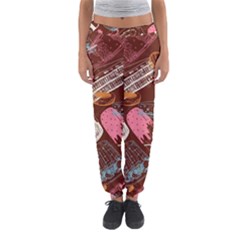 Sweet Food Seamless Pattern Women s Jogger Sweatpants