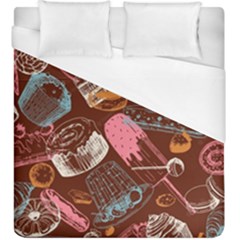 Sweet Food Seamless Pattern Duvet Cover (king Size)