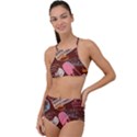 Sweet Food Seamless Pattern Halter Tankini Set View1