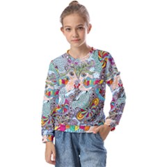 Supersonicangeldream Kids  Long Sleeve T-shirt With Frill 