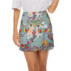 Supersonicangeldream Mini Front Wrap Skirt