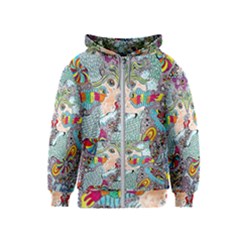 Supersonicangeldream Kids  Zipper Hoodie by chellerayartisans