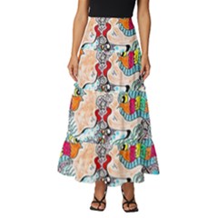 Supersonicangeldream Tiered Ruffle Maxi Skirt