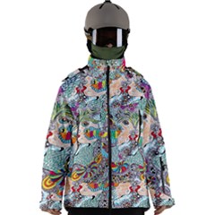 Supersonicangeldream Men s Zip Ski And Snowboard Waterproof Breathable Jacket by chellerayartisans