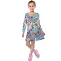 Supersonicangeldream Kids  Long Sleeve Velvet Dress View1