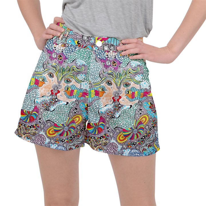 Supersonicangeldream Women s Ripstop Shorts