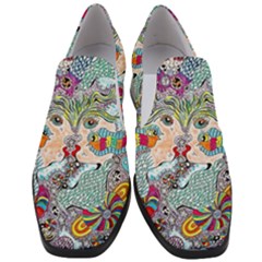 Supersonicangeldream Women Slip On Heel Loafers