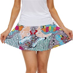 Supersonicangeldream Women s Skort by chellerayartisans