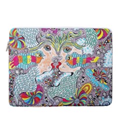 Supersonicangeldream 15  Vertical Laptop Sleeve Case With Pocket by chellerayartisans