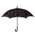 Mexican Folk Art Seamless Pattern Colorful Hook Handle Umbrellas (Medium) View3