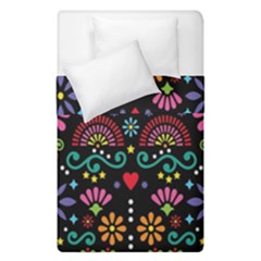 Mexican Folk Art Seamless Pattern Colorful Duvet Cover Double Side (single Size)