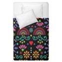 Mexican Folk Art Seamless Pattern Colorful Duvet Cover Double Side (Single Size) View2