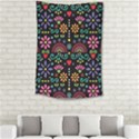 Mexican Folk Art Seamless Pattern Colorful Small Tapestry View2