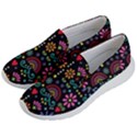 Mexican Folk Art Seamless Pattern Colorful Women s Lightweight Slip Ons View2