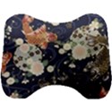 Japanese Wave Koi Illustration Pattern Head Support Cushion View1