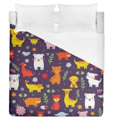 Pet Animal 01 Duvet Cover (queen Size)