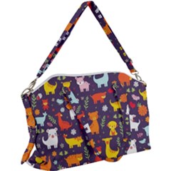 Pet Animal 01 Canvas Crossbody Bag