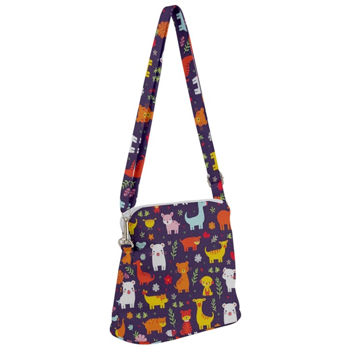 Pet Animal 01 Zipper Messenger Bag