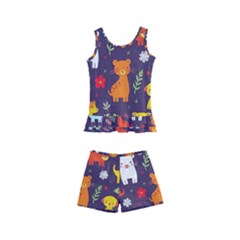 Pet Animal 01 Kids  Boyleg Swimsuit