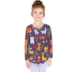 Pet Animal 01 Kids  Long Sleeve T-shirt