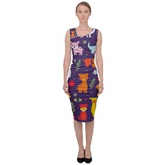 Pet Animal 01 Sleeveless Pencil Dress