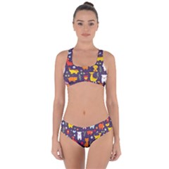 Pet Animal 01 Criss Cross Bikini Set