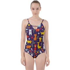 Pet Animal 01 Cut Out Top Tankini Set