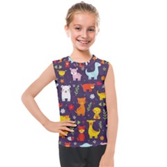 Pet Animal 01 Kids  Mesh Tank Top