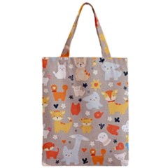 Pet Animal 02 Zipper Classic Tote Bag