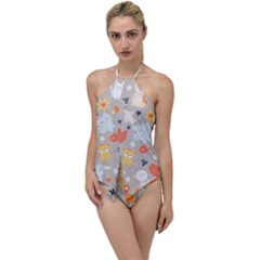 Pet Animal 02 Go With The Flow One Piece Swimsuit