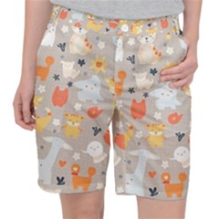 Pet Animal 02 Women s Pocket Shorts