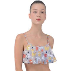 Pet Animal 02 Frill Bikini Top