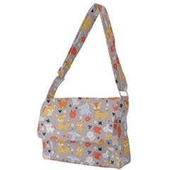 Pet Animal 02 Full Print Messenger Bag (l)