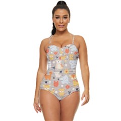 Pet Animal 02 Retro Full Coverage Swimsuit