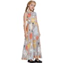 Pet Animal 02 Kids  Satin Sleeveless Maxi Dress View3