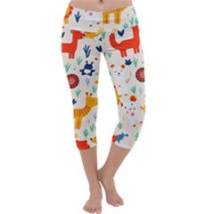 Pet Animal 03 Capri Yoga Leggings