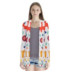 Pet Animal 03 Drape Collar Cardigan