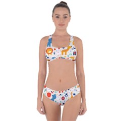 Pet Animal 03 Criss Cross Bikini Set